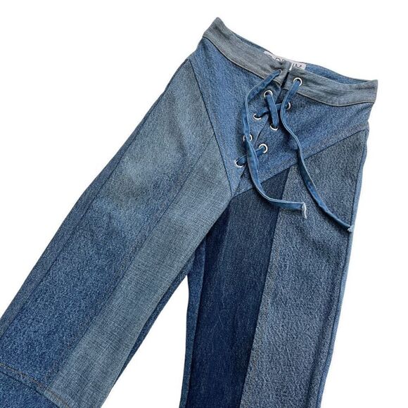 EB Denim Lace Up‎ in Medium Wash - Picture 9 of 16